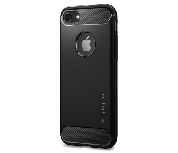 SPIGEN Rugged Armor do iPhone SE czarny ACS00944 - 390463 - zdjęcie 4